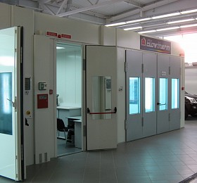 Комната смешивания красок Blowtherm